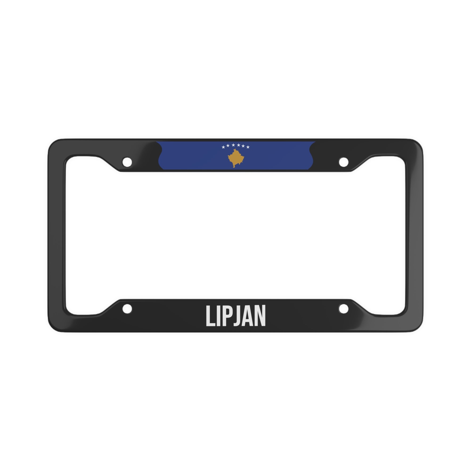 Lipjan Kosovo Flag Car Frame