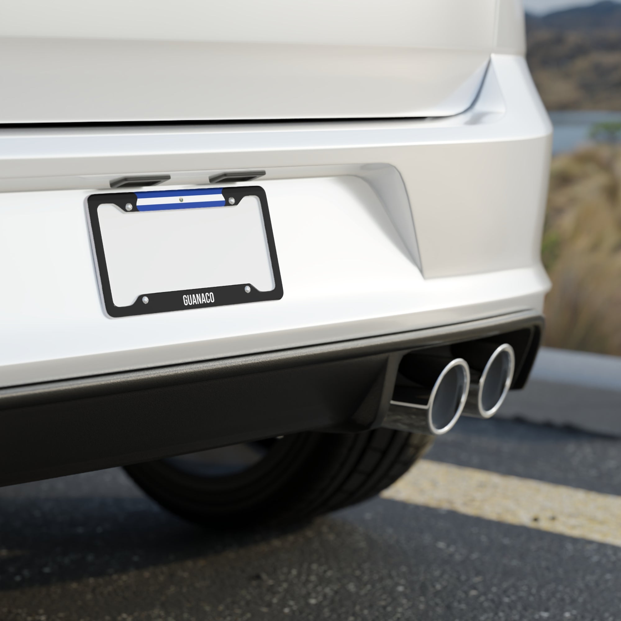 Guanaco, El Salvador Premium License Plate Frame