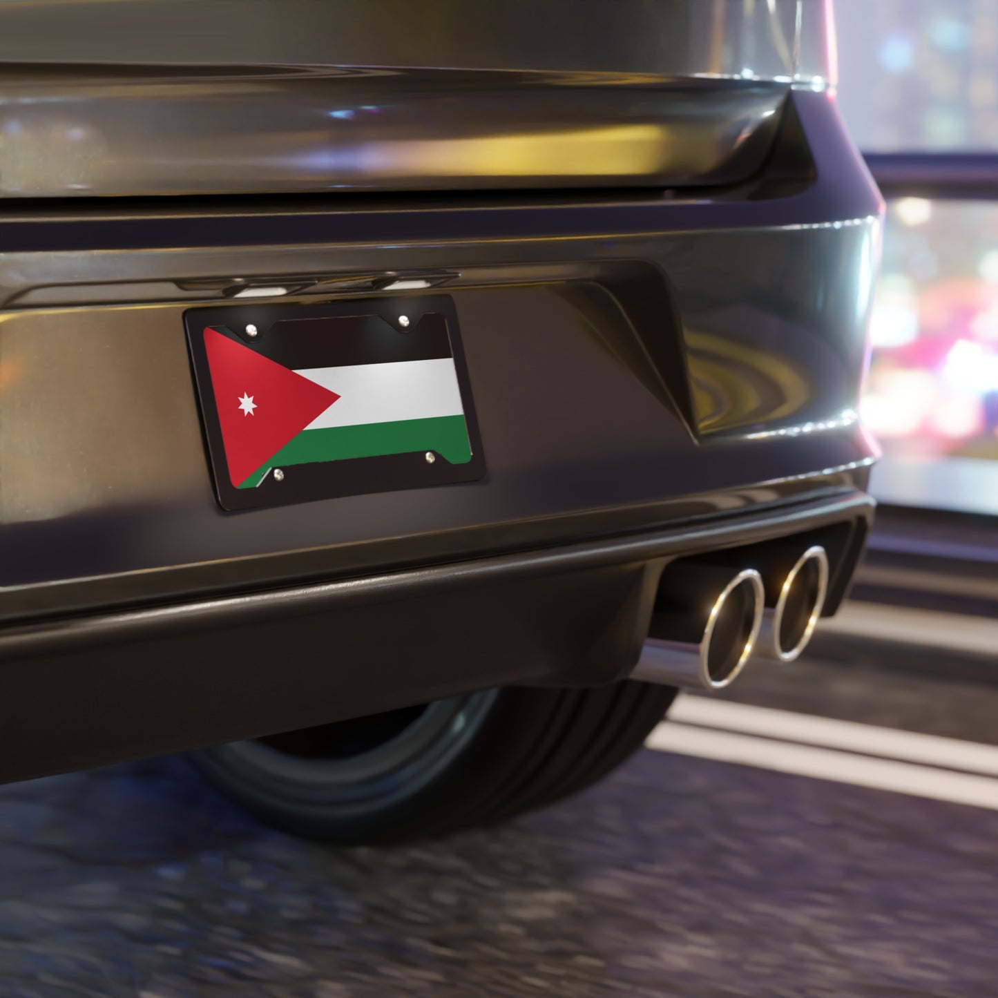 Jordan Flag Vanity Plate