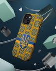Ukraine Flag Emblem MagSafe Tough Cases