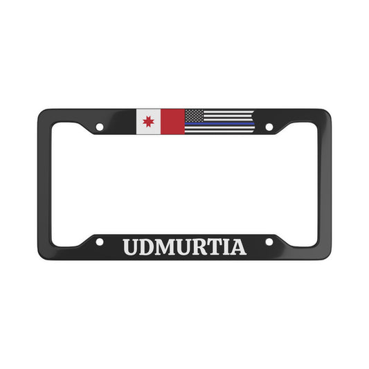 Udmurtia Russia Law Enforcement License Plate Frame