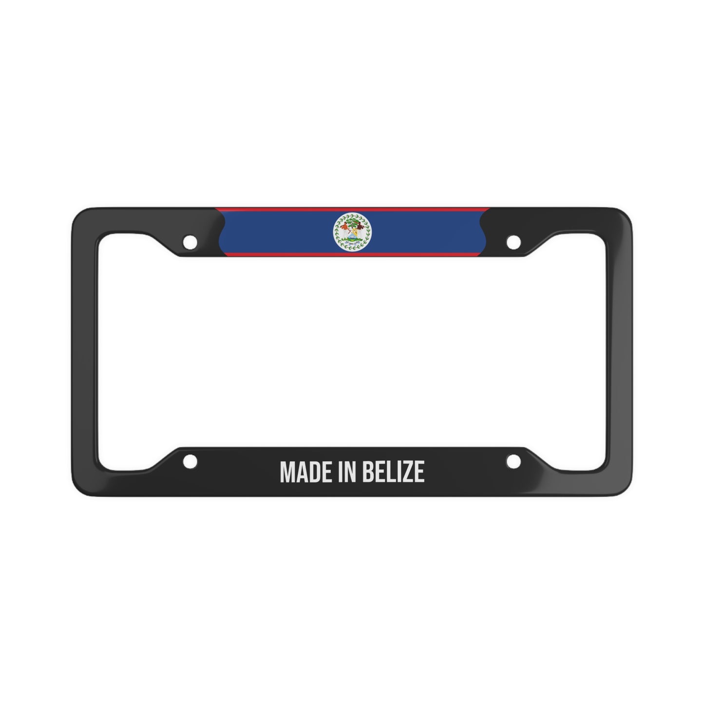 Made in Belize Premium License Plate Frame