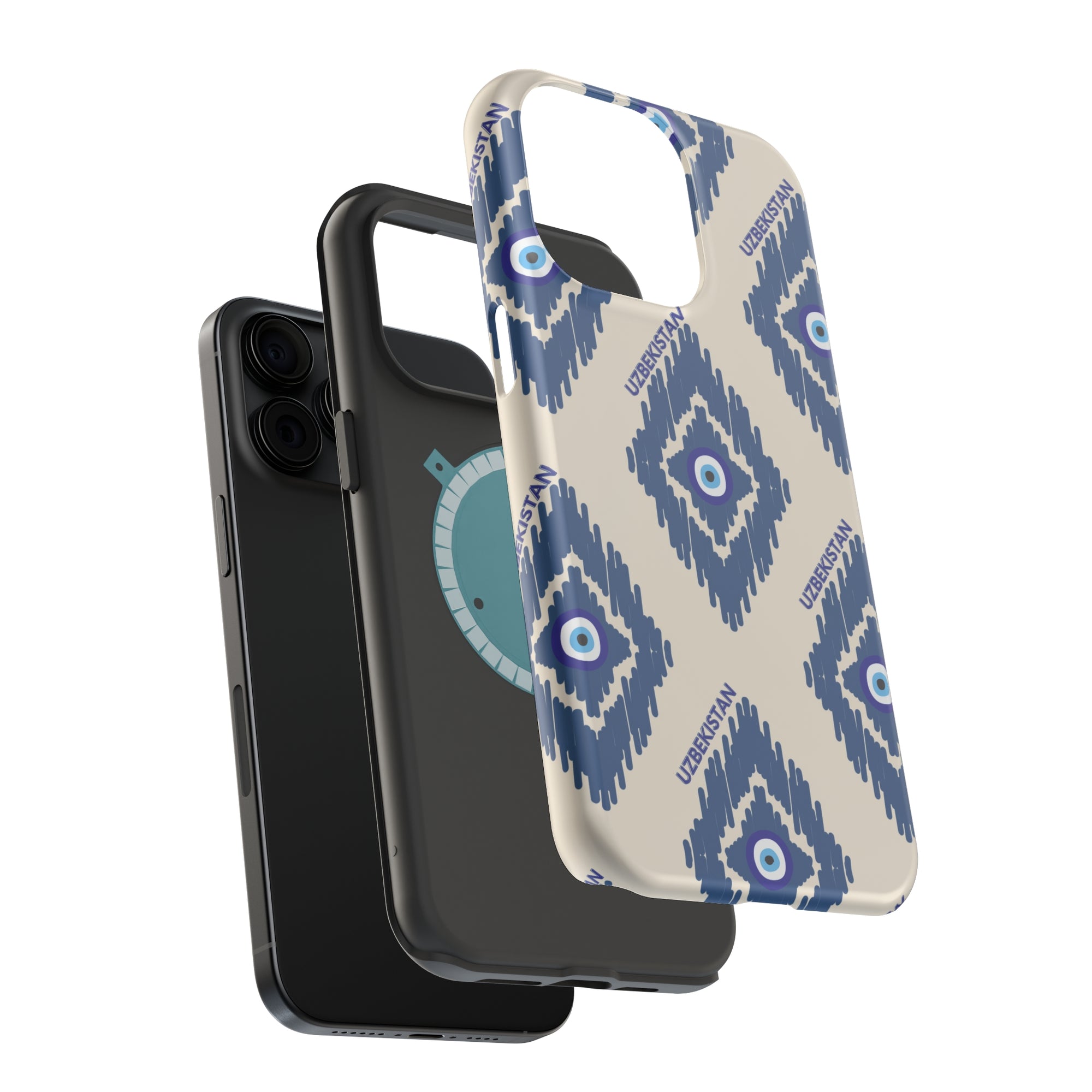 Blue Evil Eye Protection UZB MagSafe Tough Cases
