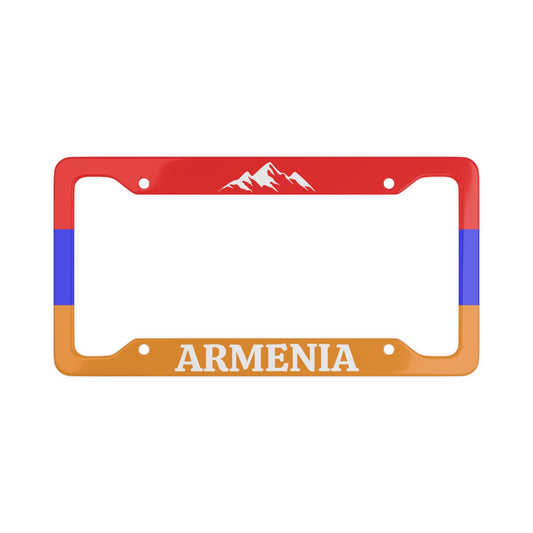 Armenia Mountains Colorful License Plate Frame