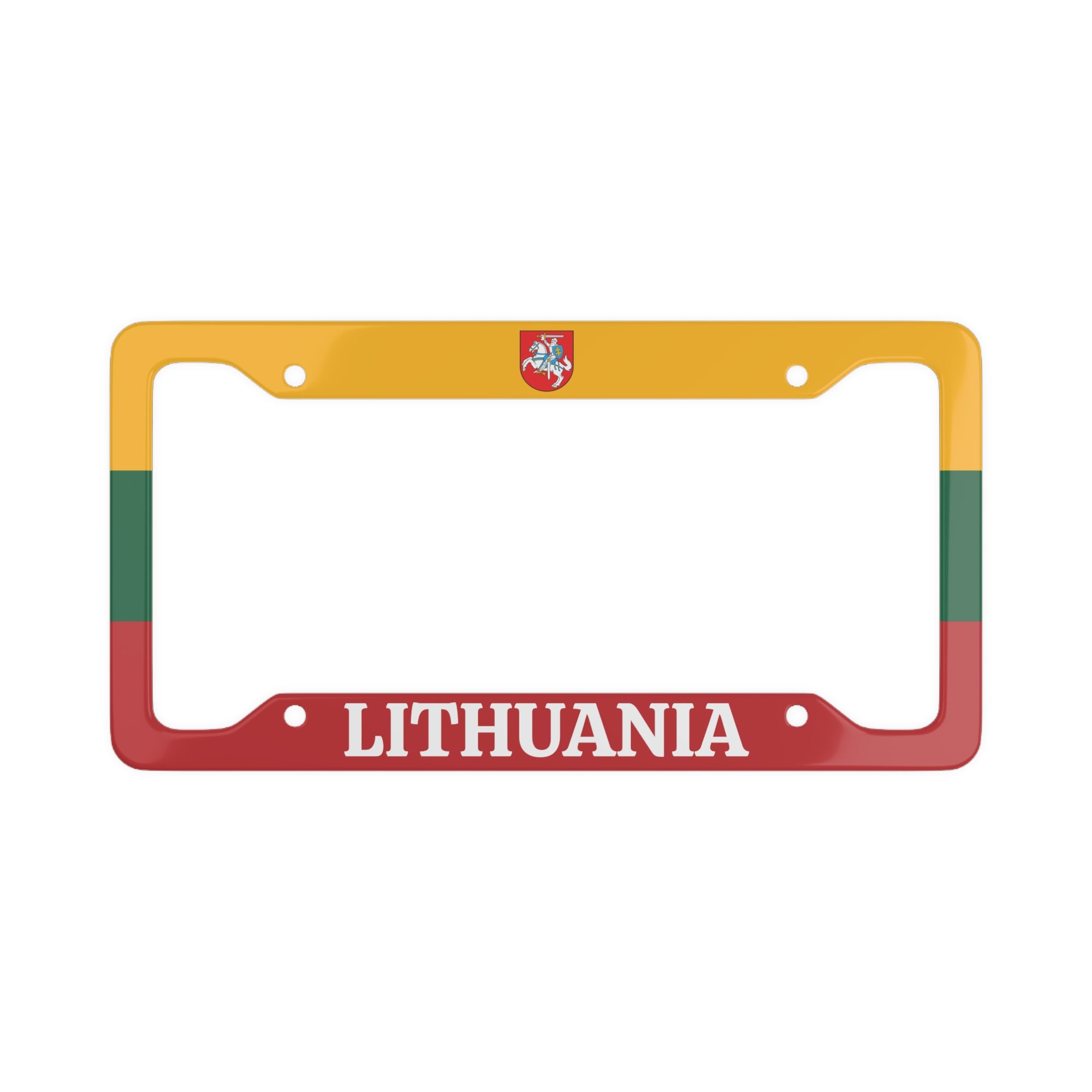 Lithuania Colorful License Plate Frame