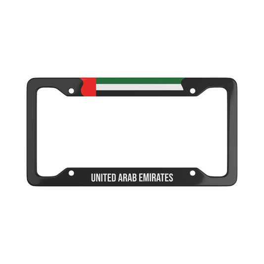 United Arab Emirates Premium License Plate Frame