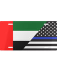 UAE Police Flag Vanity Plate