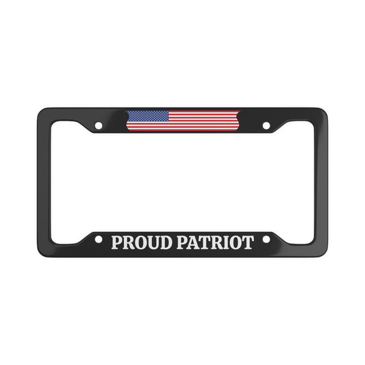 Proud Patriot License Plate Frame