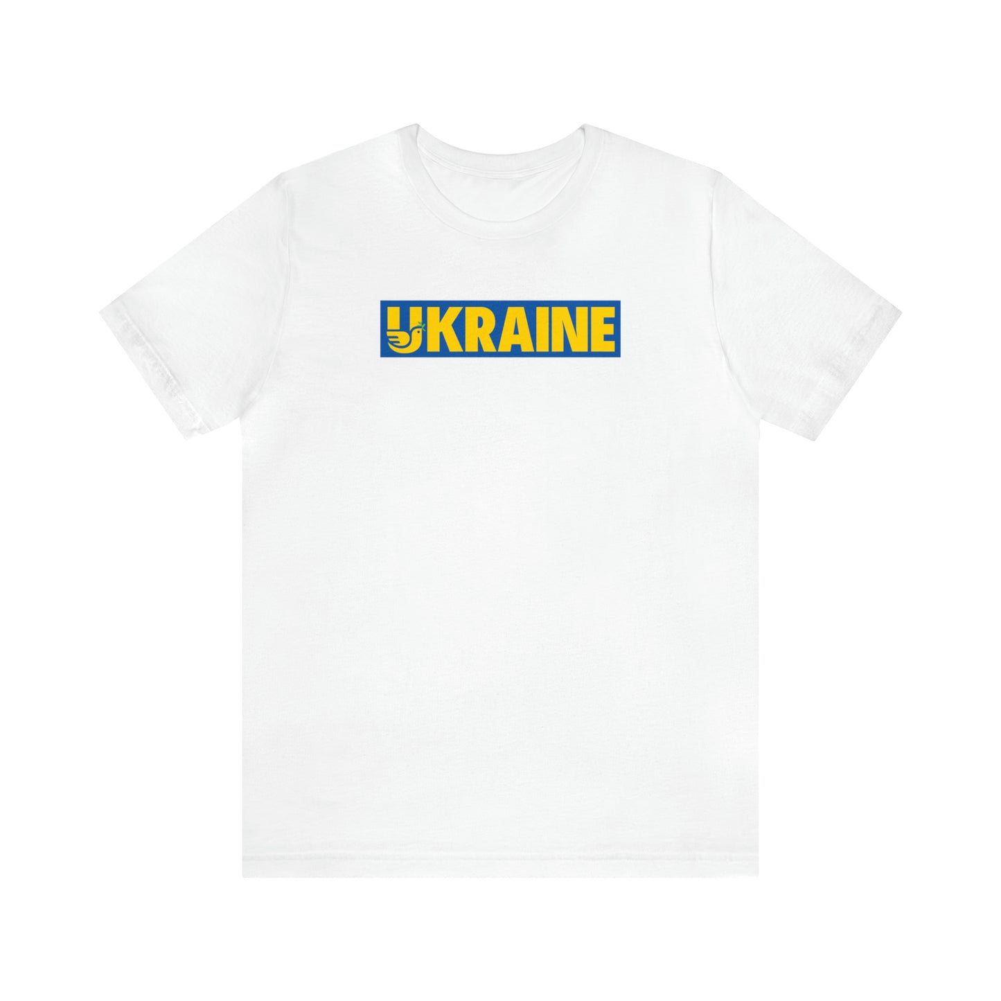 Ukraine Blue Background Unisex T-Shirt