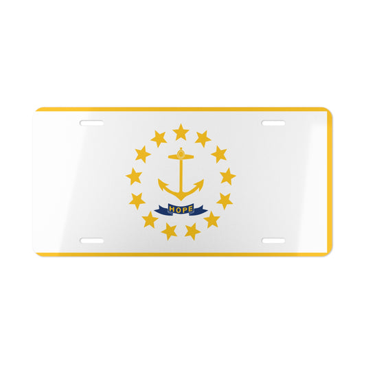 Rhode Island State Flag, USA Vanity Plate