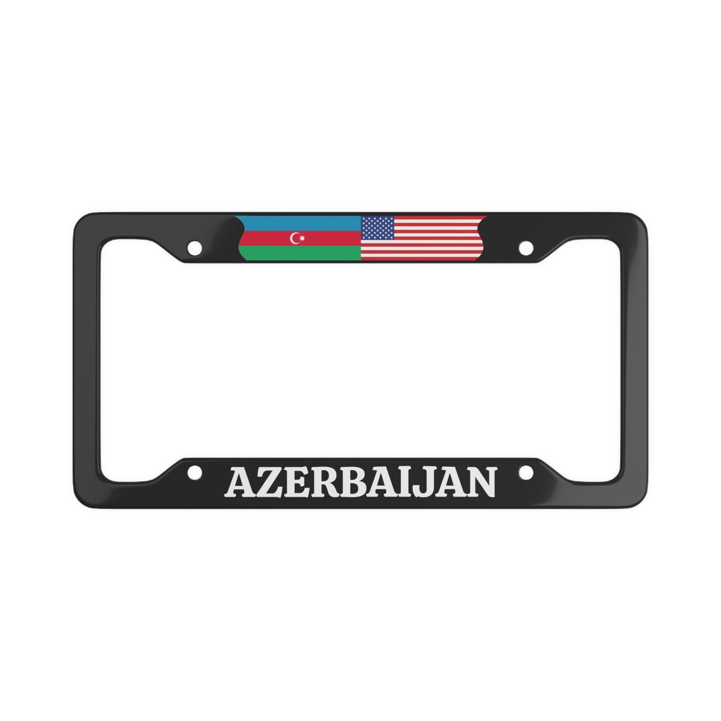 AZERBAIJAN with flag License Plate Frame