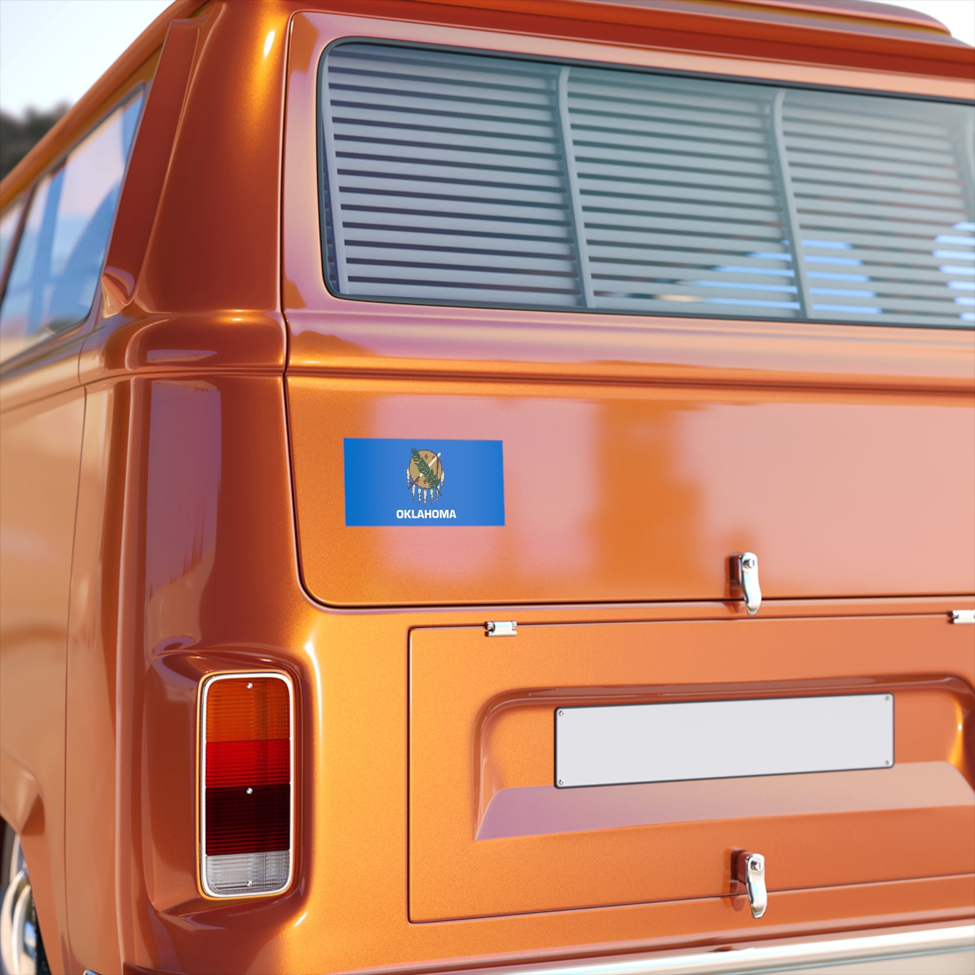 Oklahoma Flag Bumper Stickers