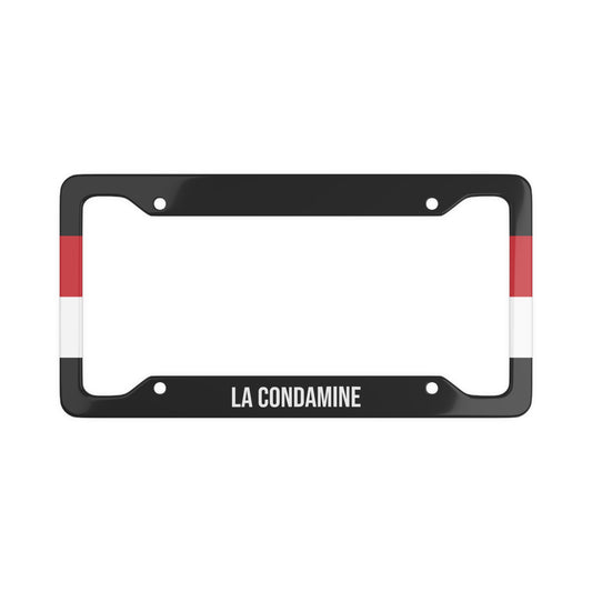 La Condamine Monaco Flag Car Plate Frame