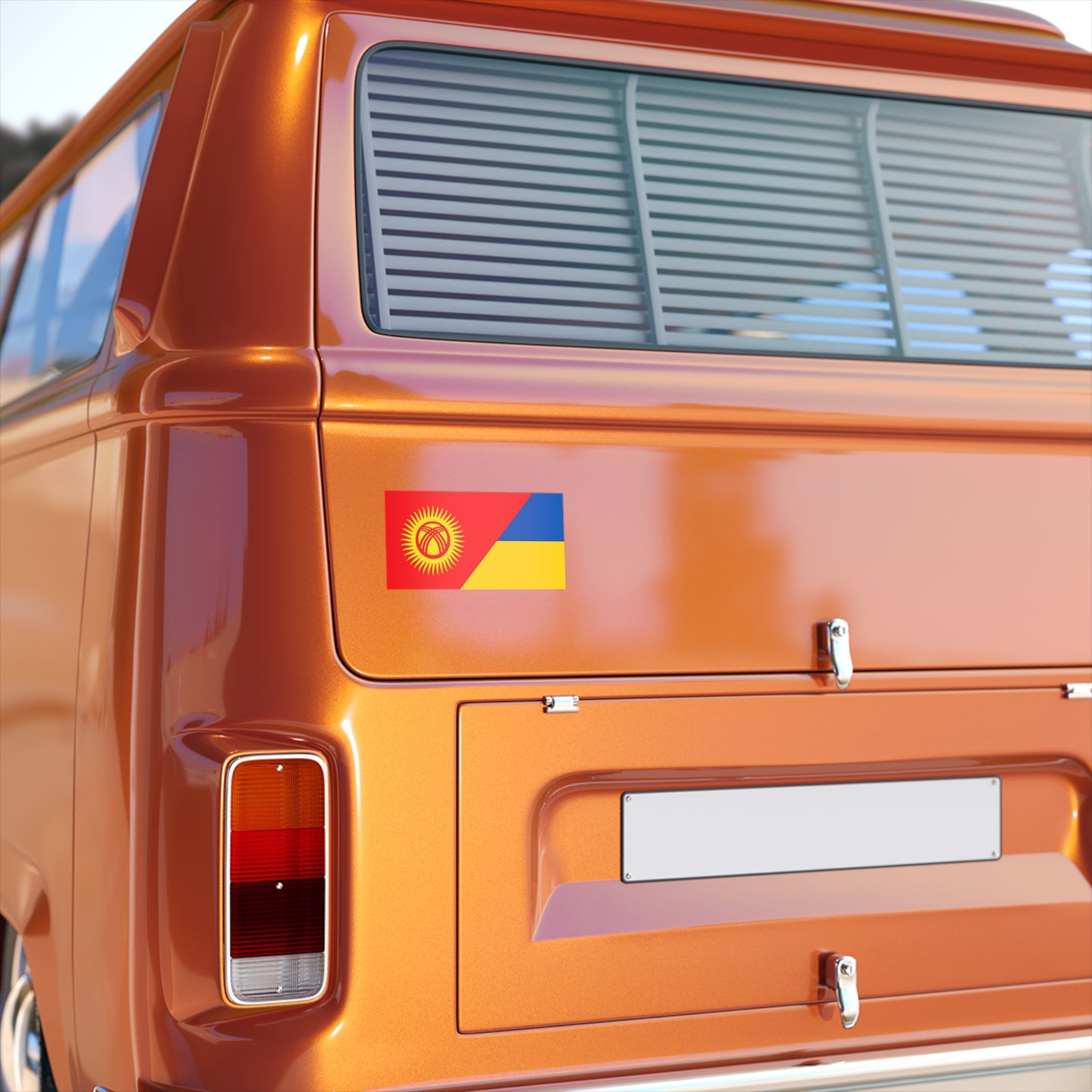 Kyrgyzstan supports Ukraine Bumper Stickers