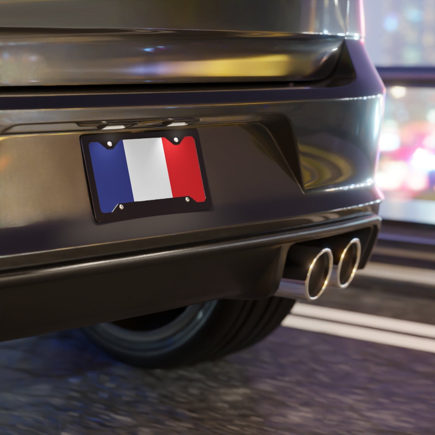 France Flag Vanity Plate