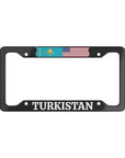 TURKISTAN with flag License Plate Frame