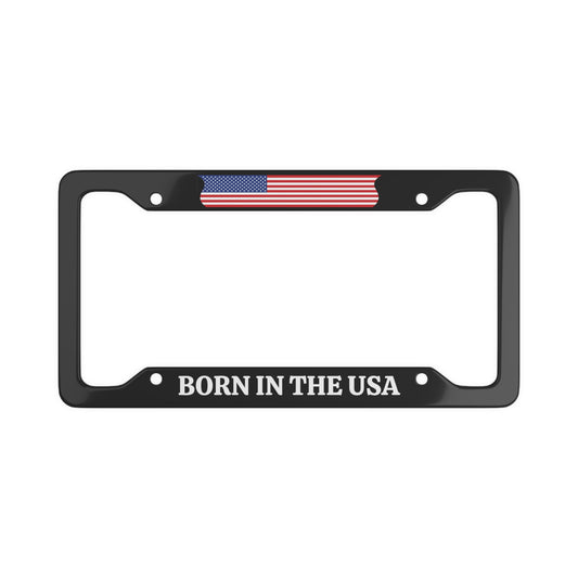 Born in the USA License Plate Frame