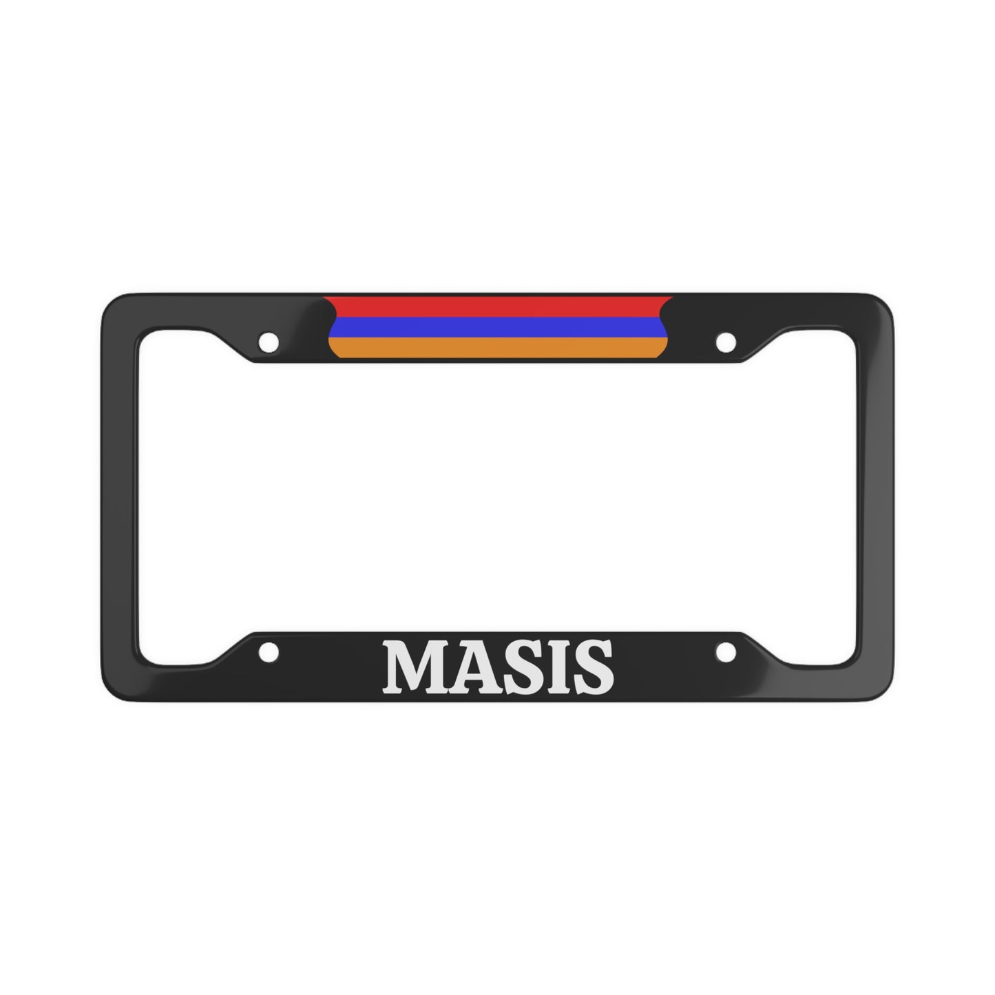 MASIS Armenia with flag License Plate Frame