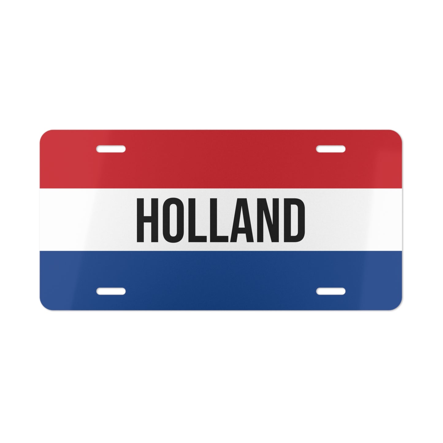 Holland Flag Vanity Plate