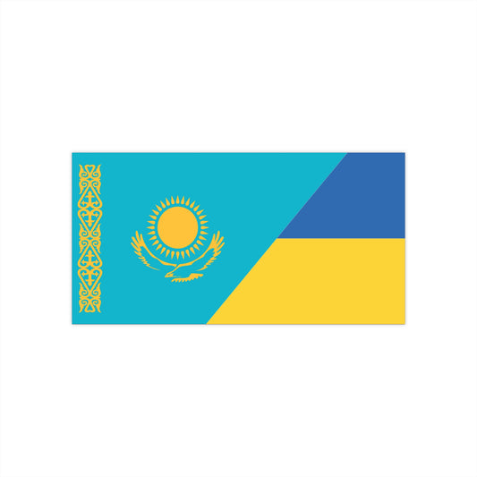 Kazakhstan supports Ukraine Bumper Stickers