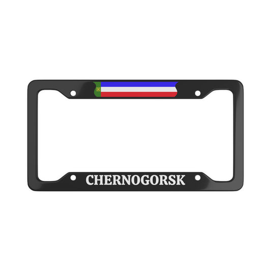 Chernogorsk, Khakassia License Plate Frame