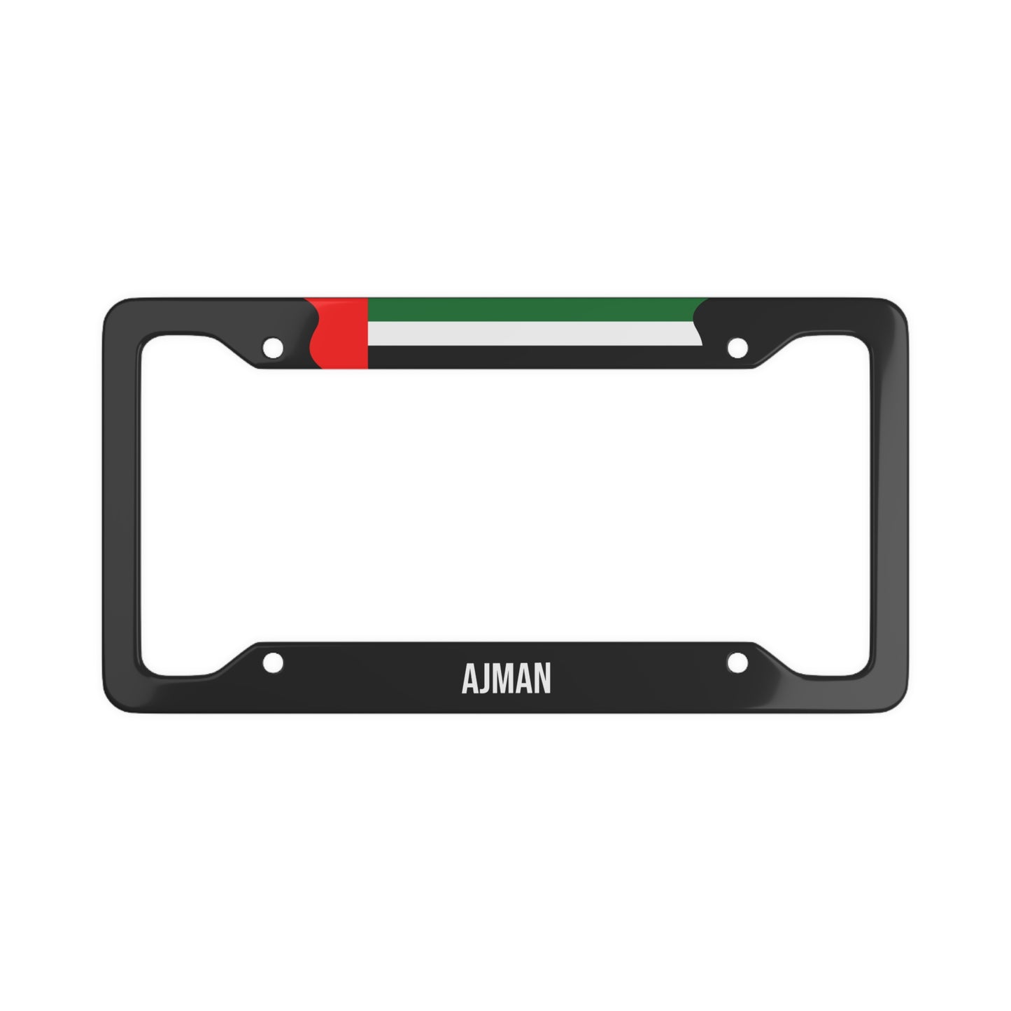 Ajman UAE Premium License Plate Frame