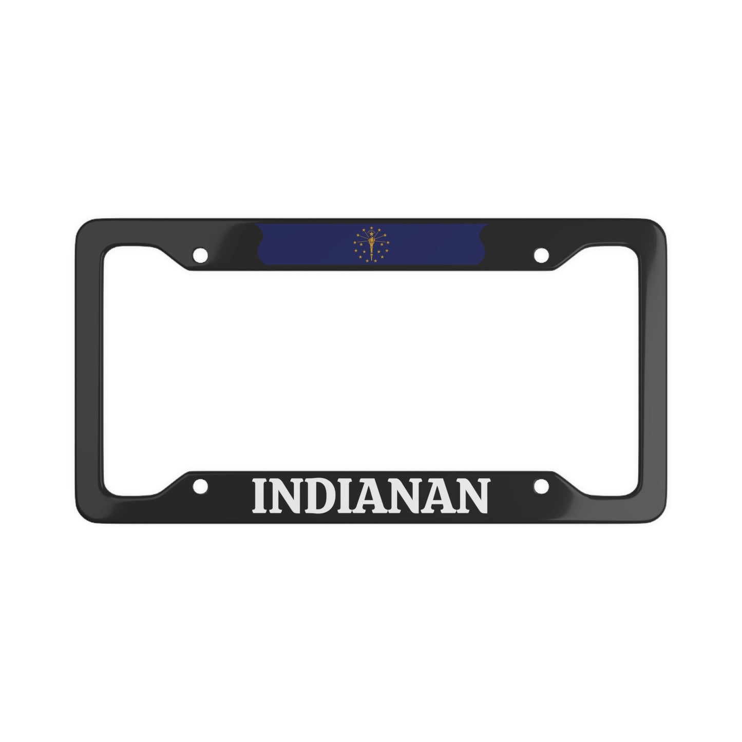 Indianan, Indiana State, USA License Plate Frame