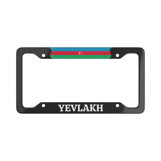 Yevlakh Azerbaijan Flag License Plate Frame