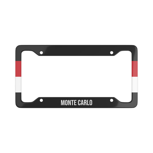 Monte Carlo Monaco Flag Car Plate Frame