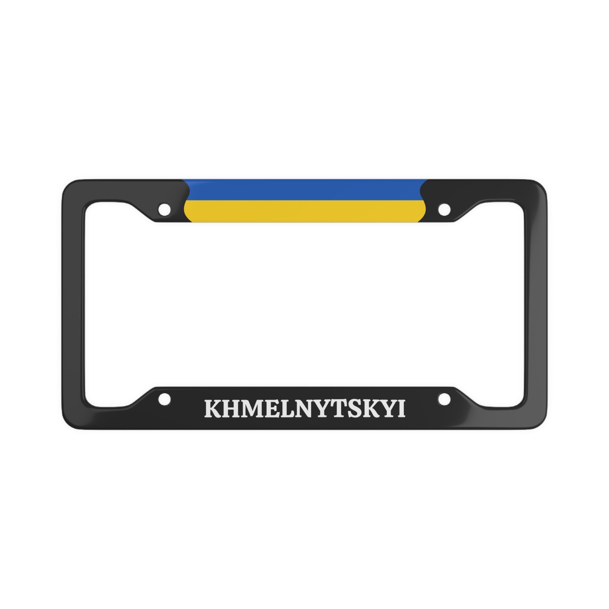 Khmelnytskyi with flag License Plate Frame