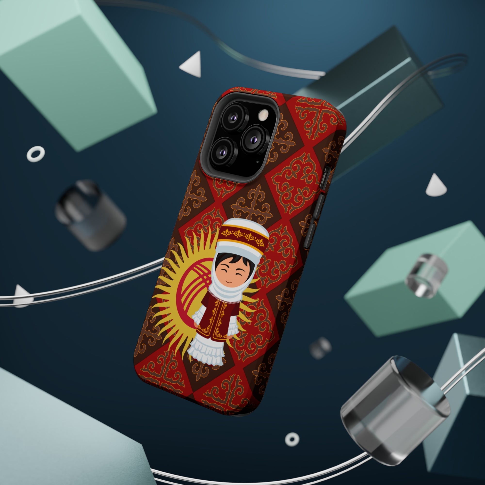 Kyrgyzstan Traditional Clothing MagSafe Tough Cases