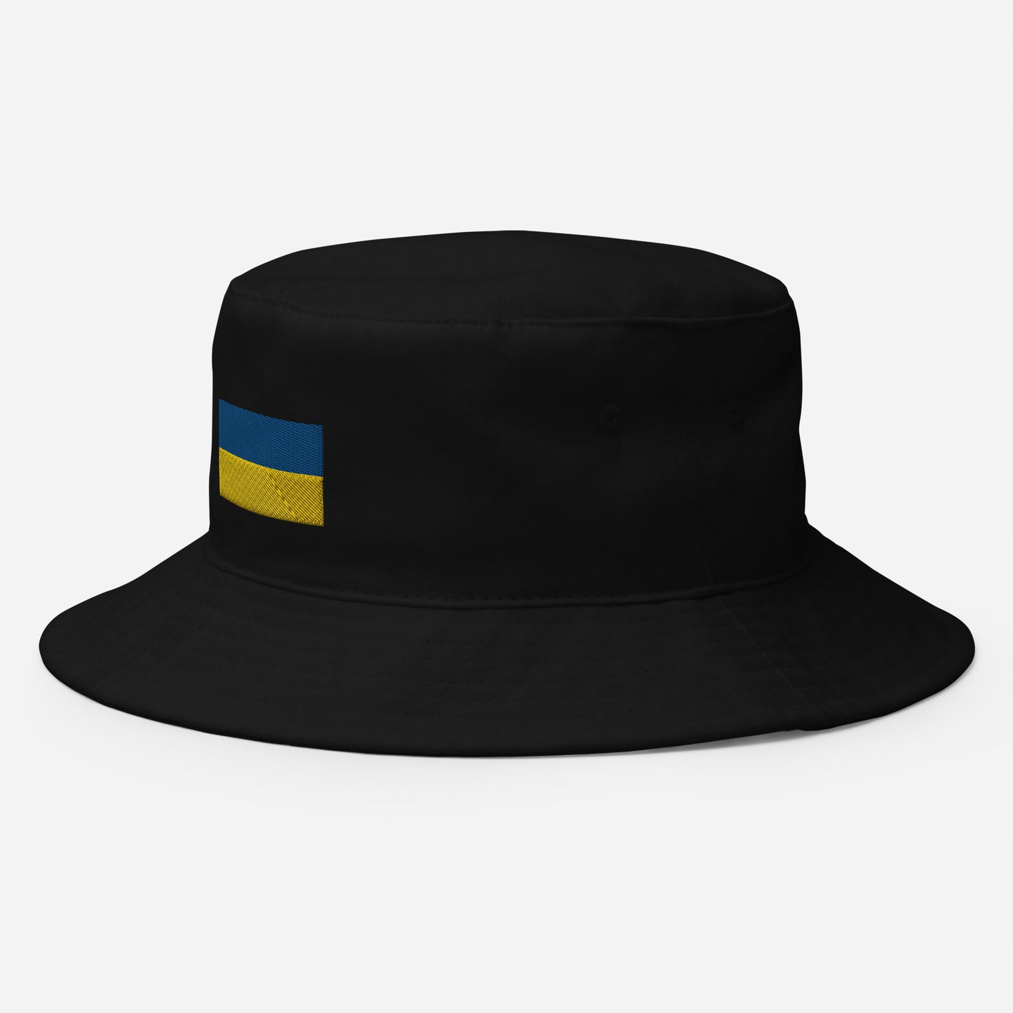 Ukrainian Flag Embroidery Bucket Hat