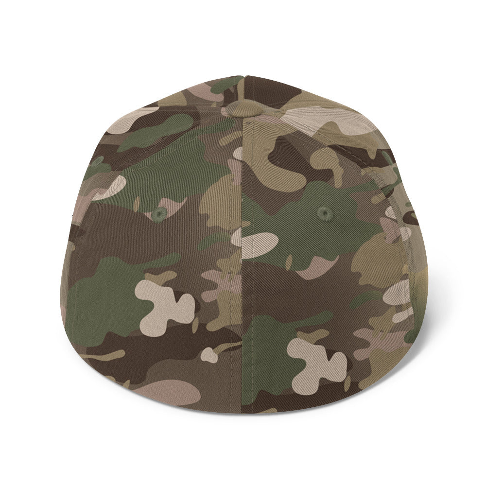 Qazaq Yurt Embroidery Structured Twill Cap