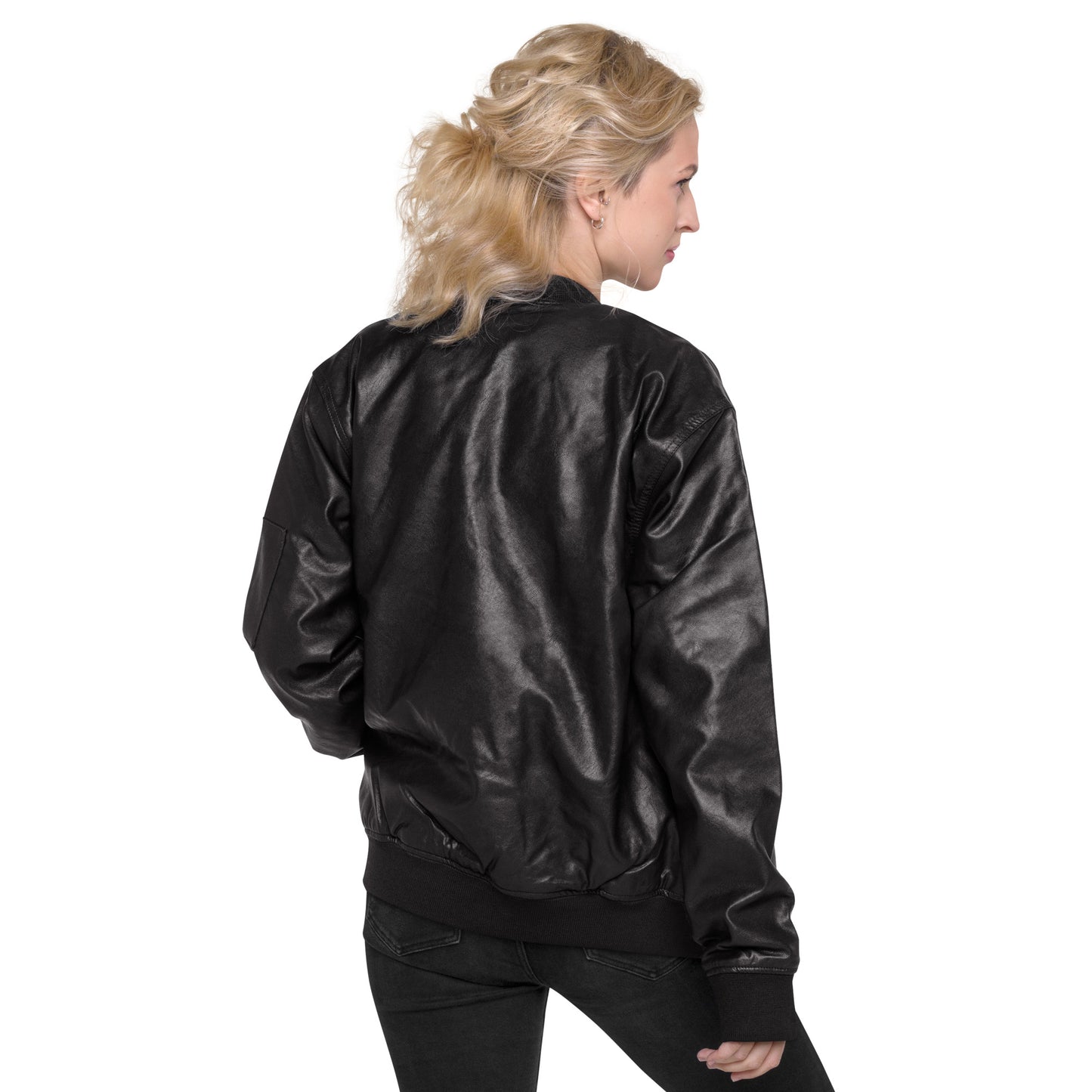 KGZ Leather Bomber Jacket