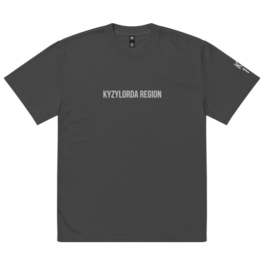 Kyzylorda Region KZ 11 Embroidered Oversized T-shirt