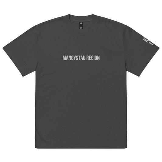 Mangystau Region KZ 12 Embroidered Oversized T-shirt