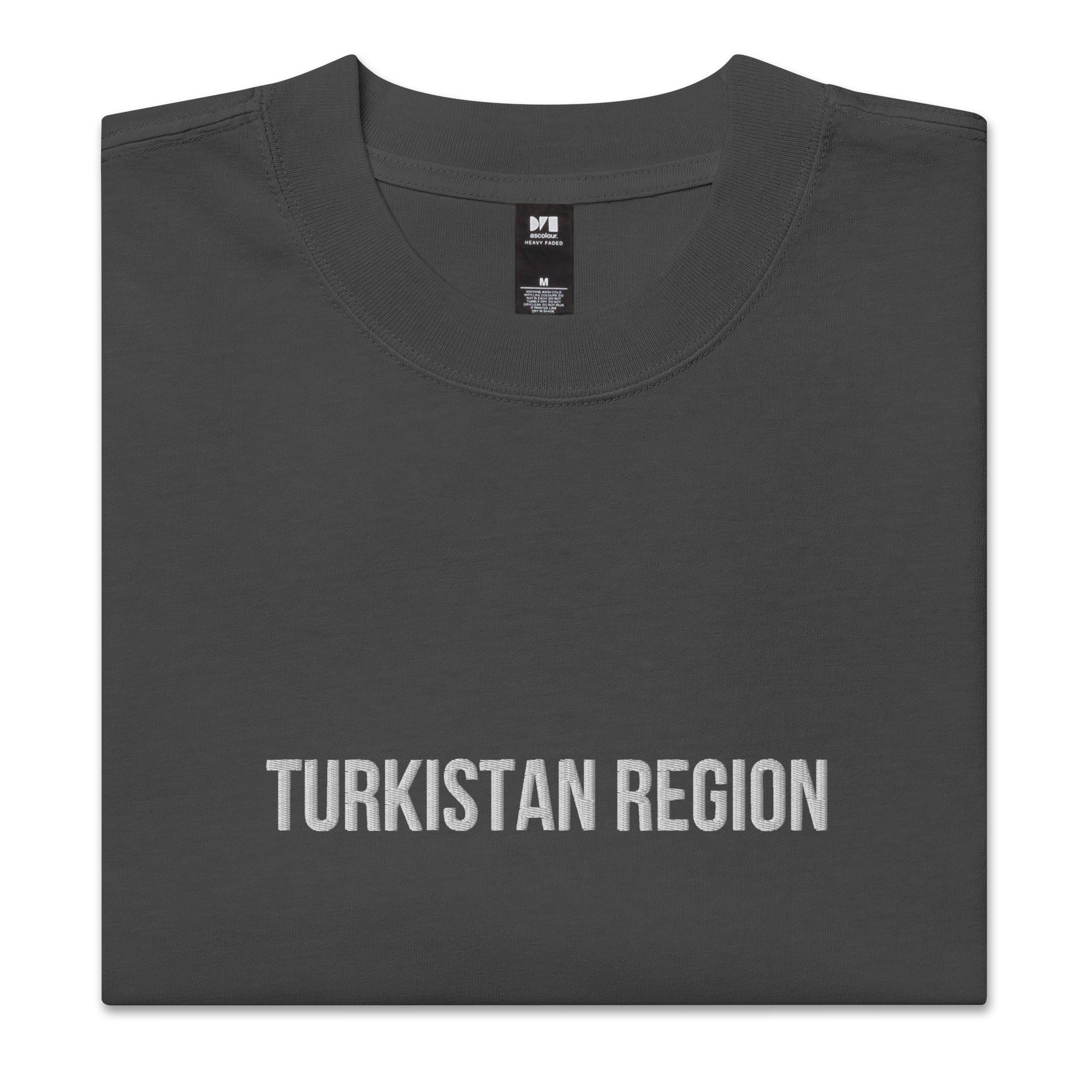 Turkistan Region KZ 13 Embroidered Oversized T-shirt