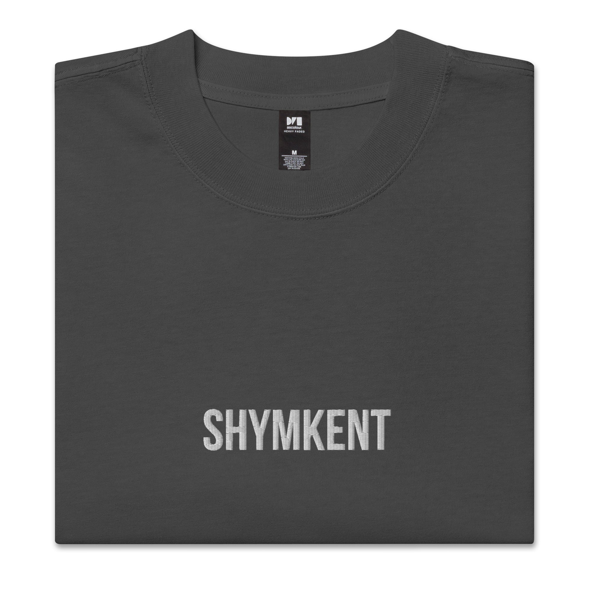 Shymkent KZ 17 New Embroidered Oversized T-shirt