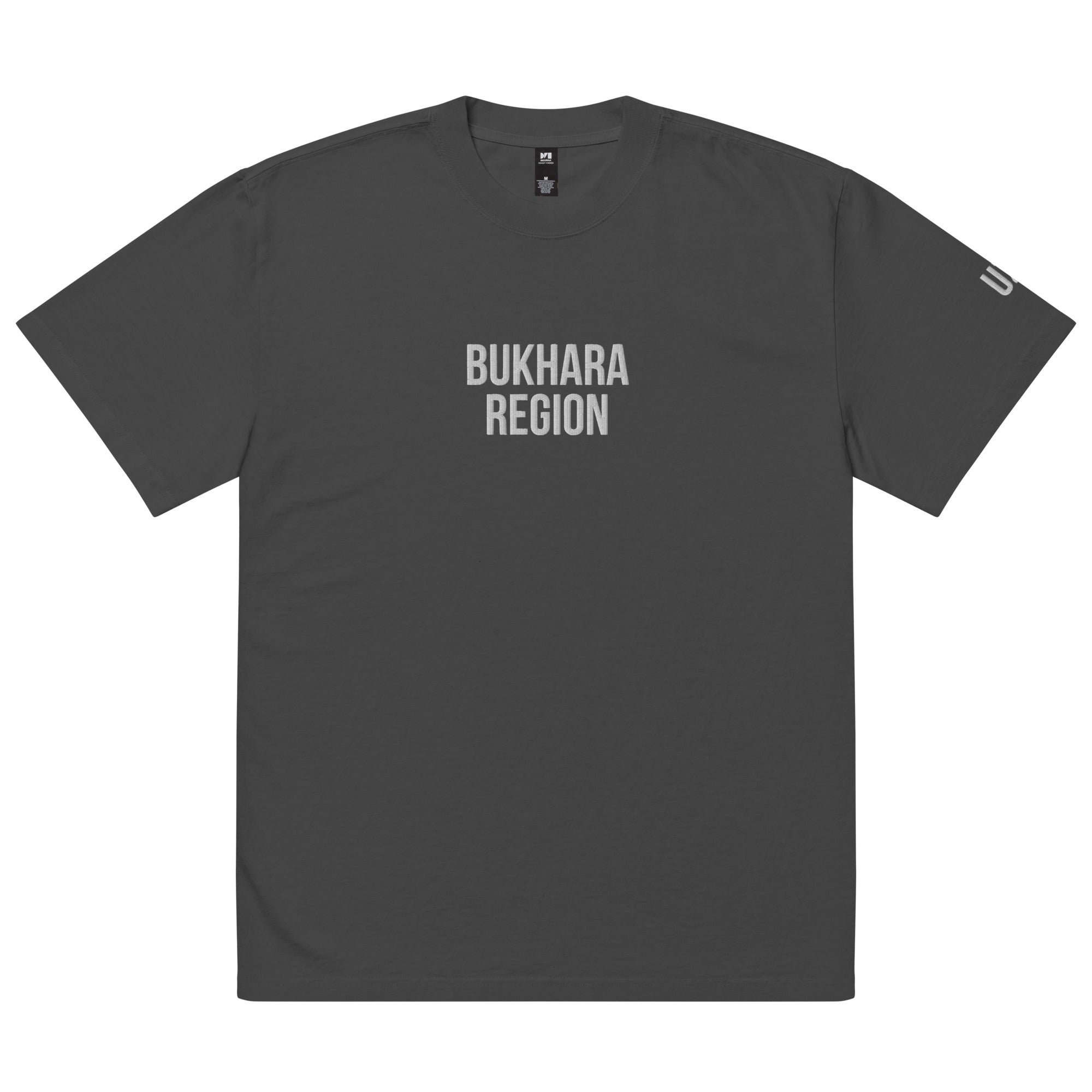 Bukhara Region UZB Embroidered Oversized faded t-shirt