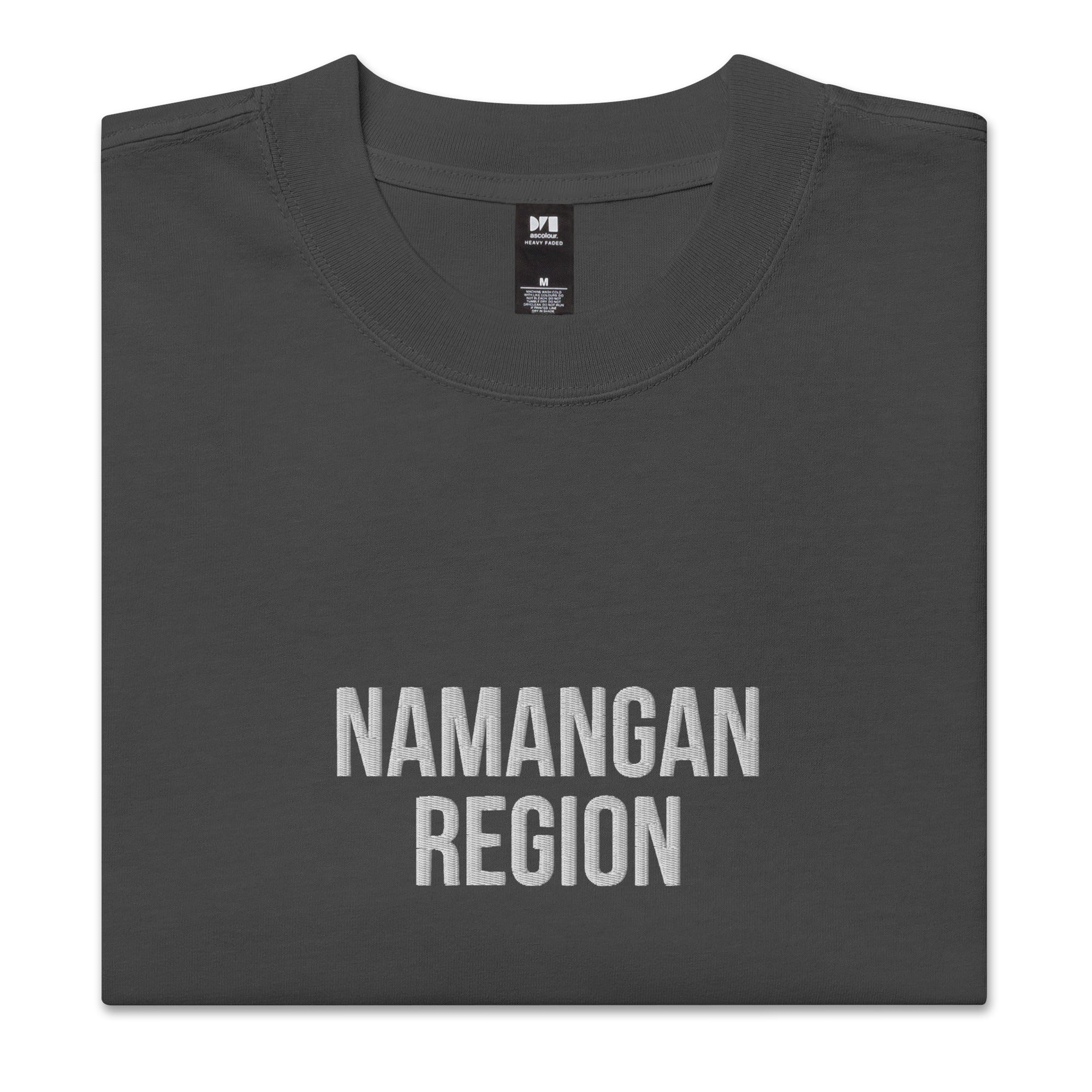 Namangan Region UZB Embroidered Oversized faded t-shirt
