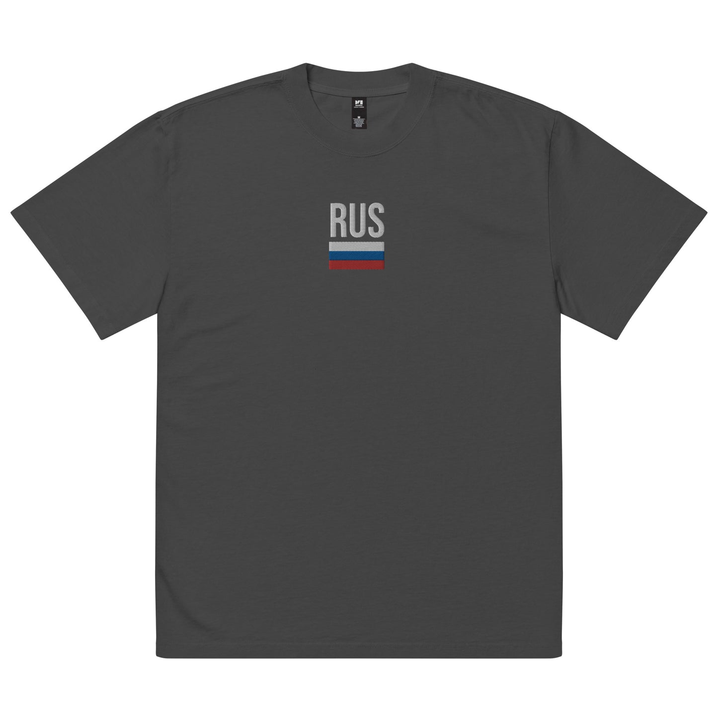 Russia Embroidered Oversized T-shirt