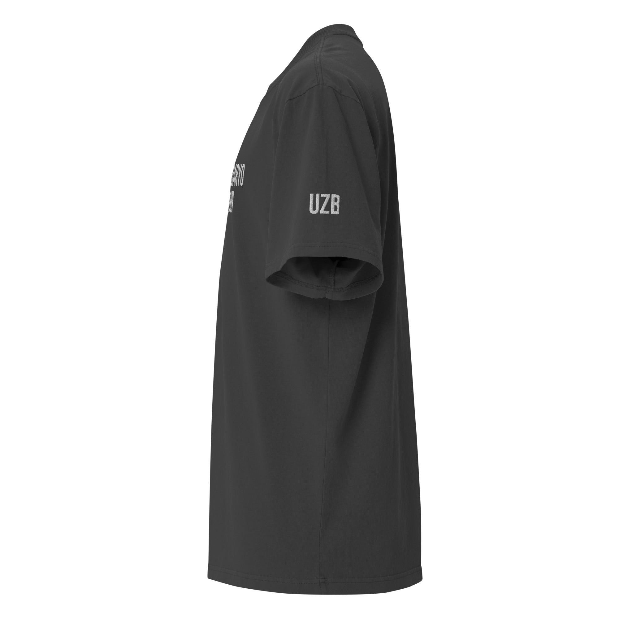 Surxondaryo Region UZ Embroidered Oversized faded t-shirt