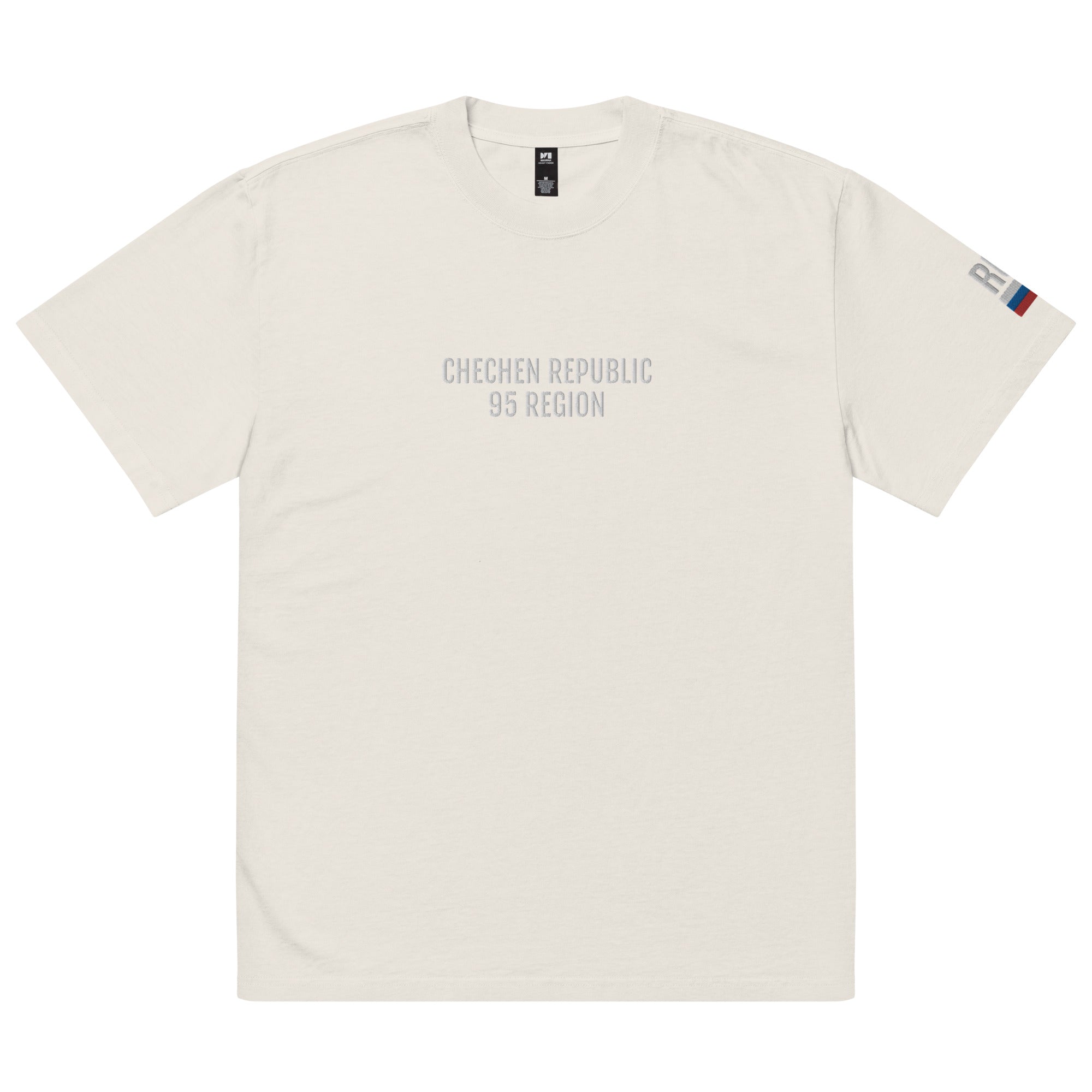 CHECHEN REPUBLIC REGION 95 REGION Oversized faded t-shirt EMB