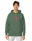 Qazaq EMB Premium Unisex pigment-dyed hoodie