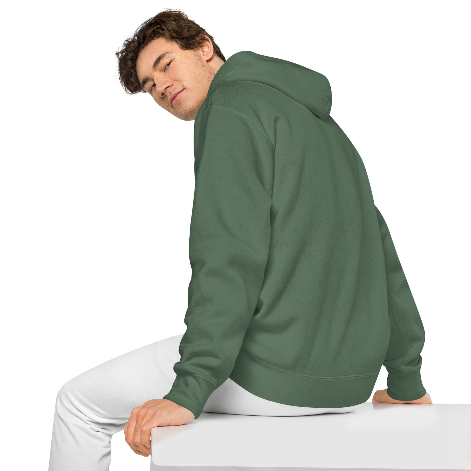 Qazaq EMB Premium Unisex pigment-dyed hoodie