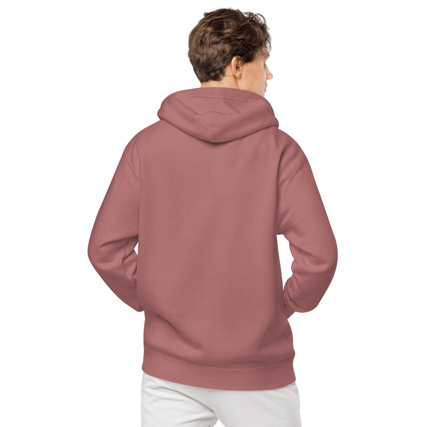 Kazakh Cutout EMB Premium Unisex pigment-dyed hoodie