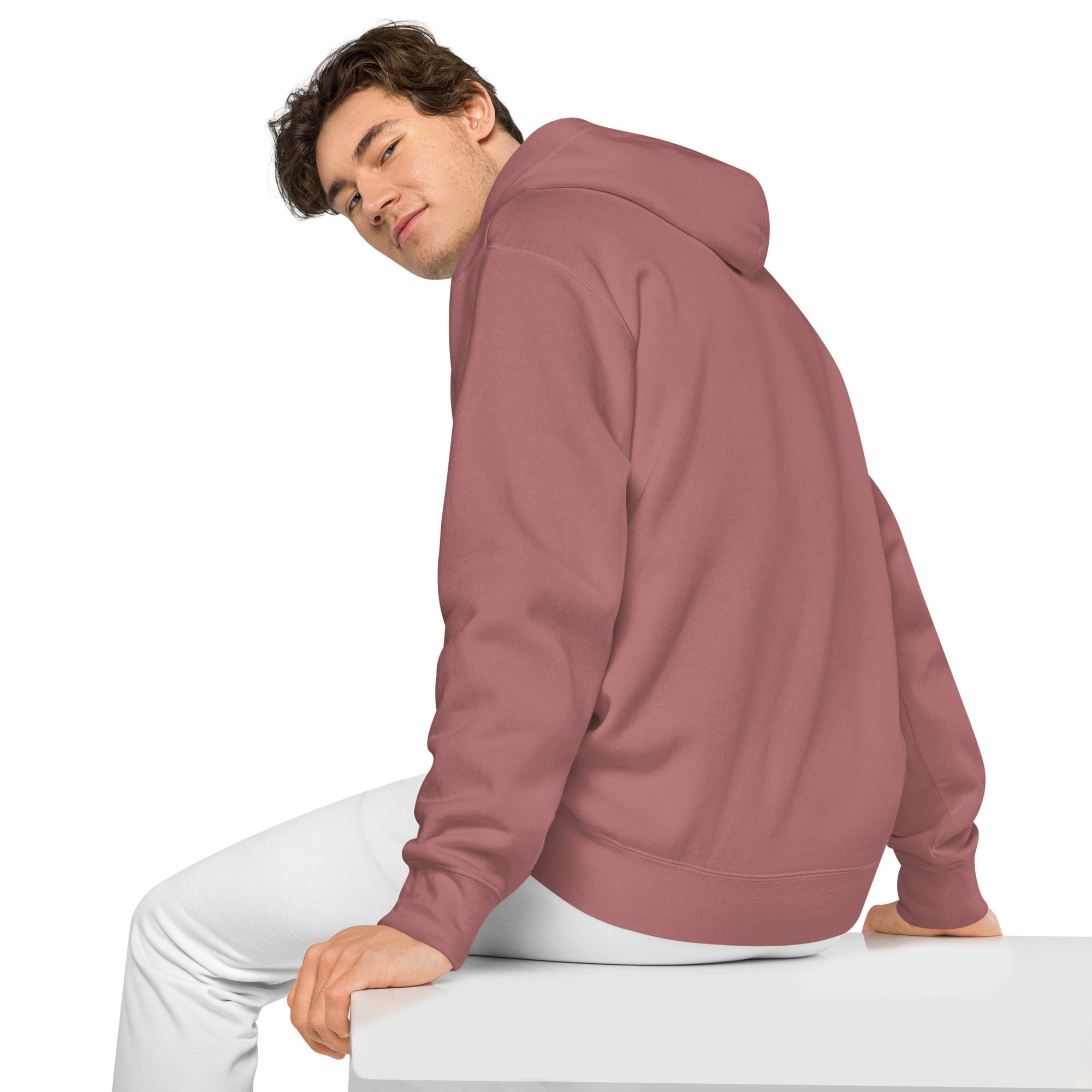 Qazaq EMB Premium Unisex pigment-dyed hoodie
