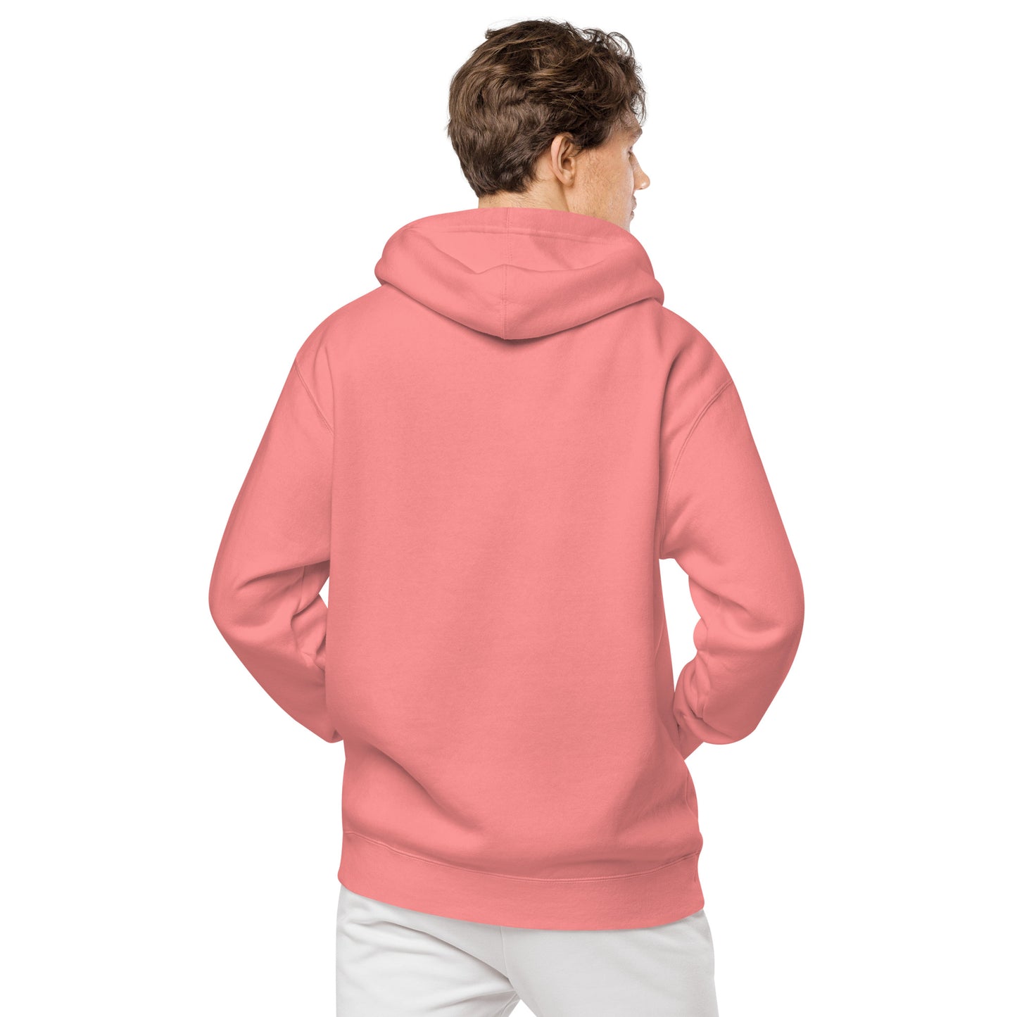 Kazakh Cutout EMB Premium Unisex pigment-dyed hoodie