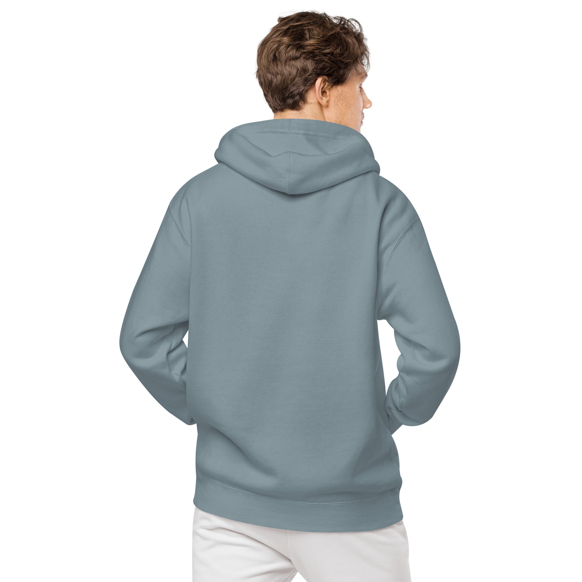 Qazaq EMB Premium Unisex pigment-dyed hoodie