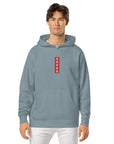 Qazaq EMB Premium Unisex pigment-dyed hoodie